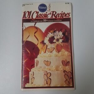 Vintage 1985 Pillsbury Classic‎ Cookbook No. 50 – 101 Classic Recipes